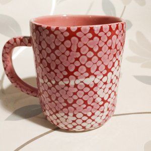 Pre-loved Anthopologie Pink and Red coffee/tea mug